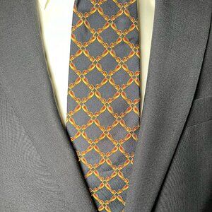 Chain link Brooks Brothers Silk tie